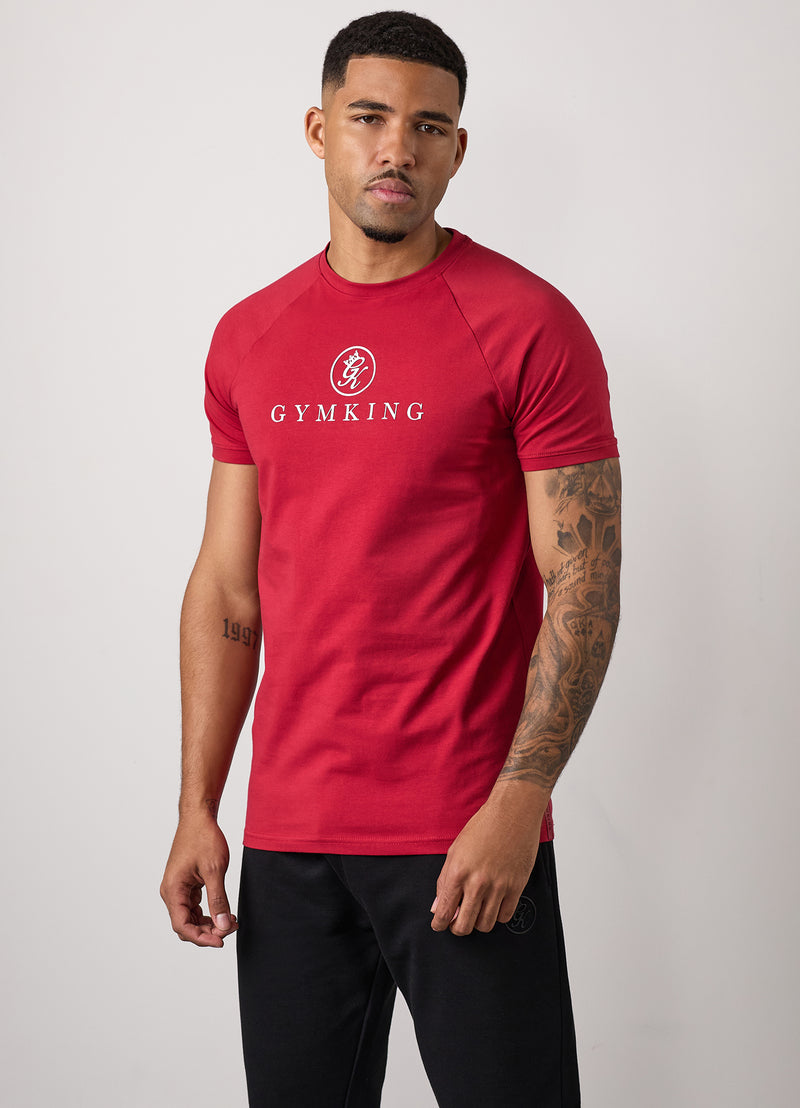 Gym King Pro Tee - Rio Red