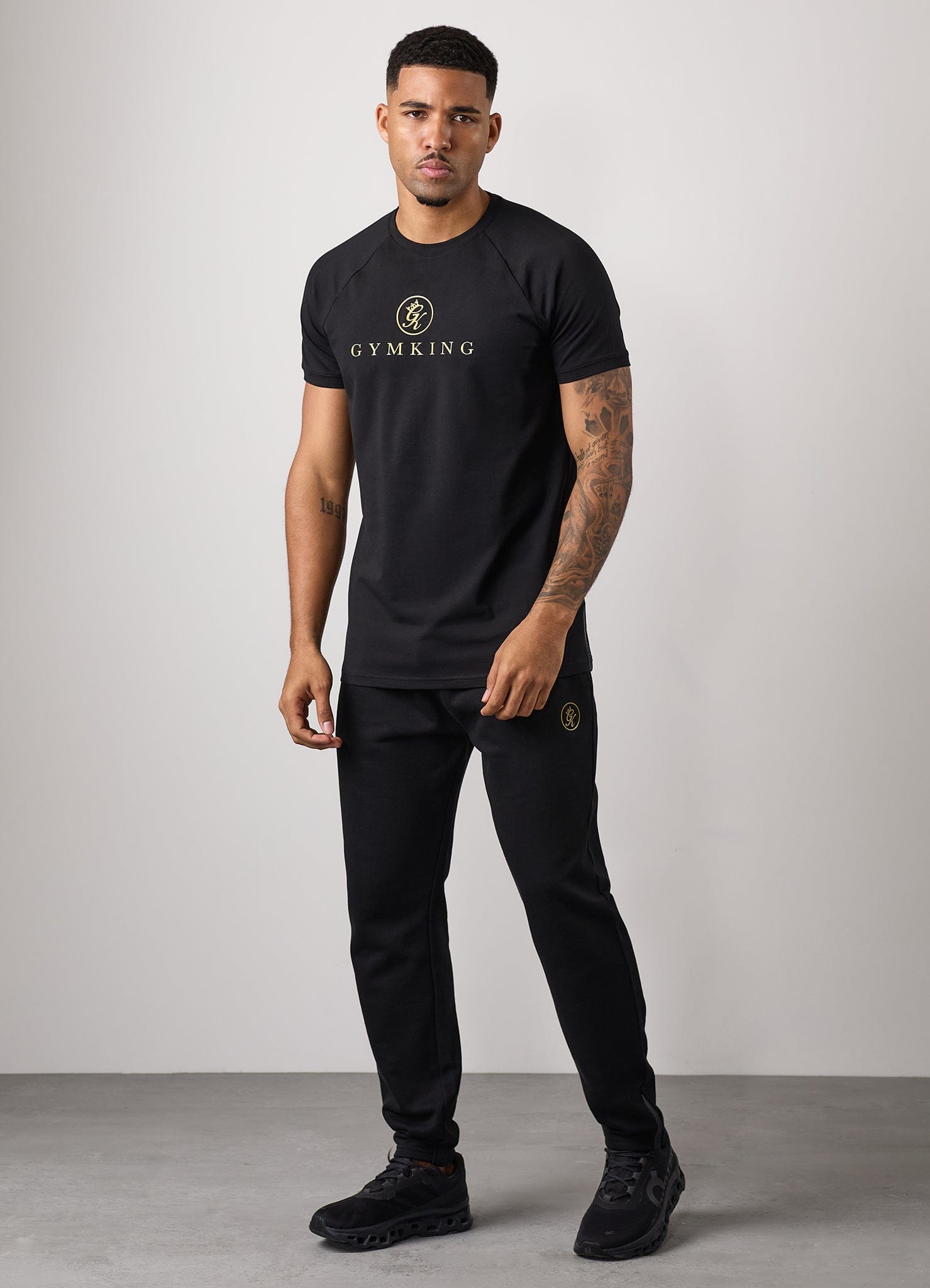 Gym King Pro Tee - Black/Gold