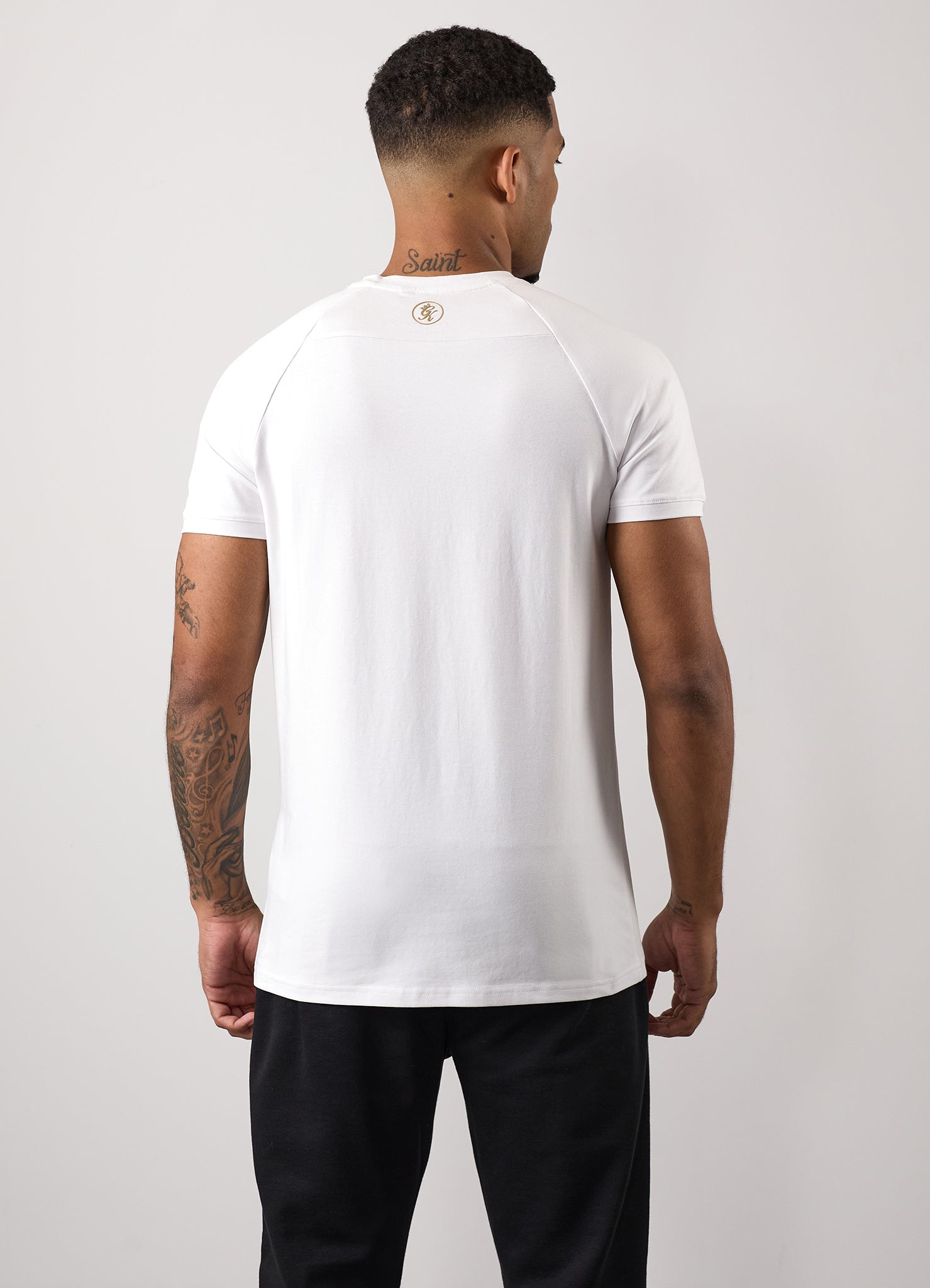 Gym King Pro Tee - White/Gold
