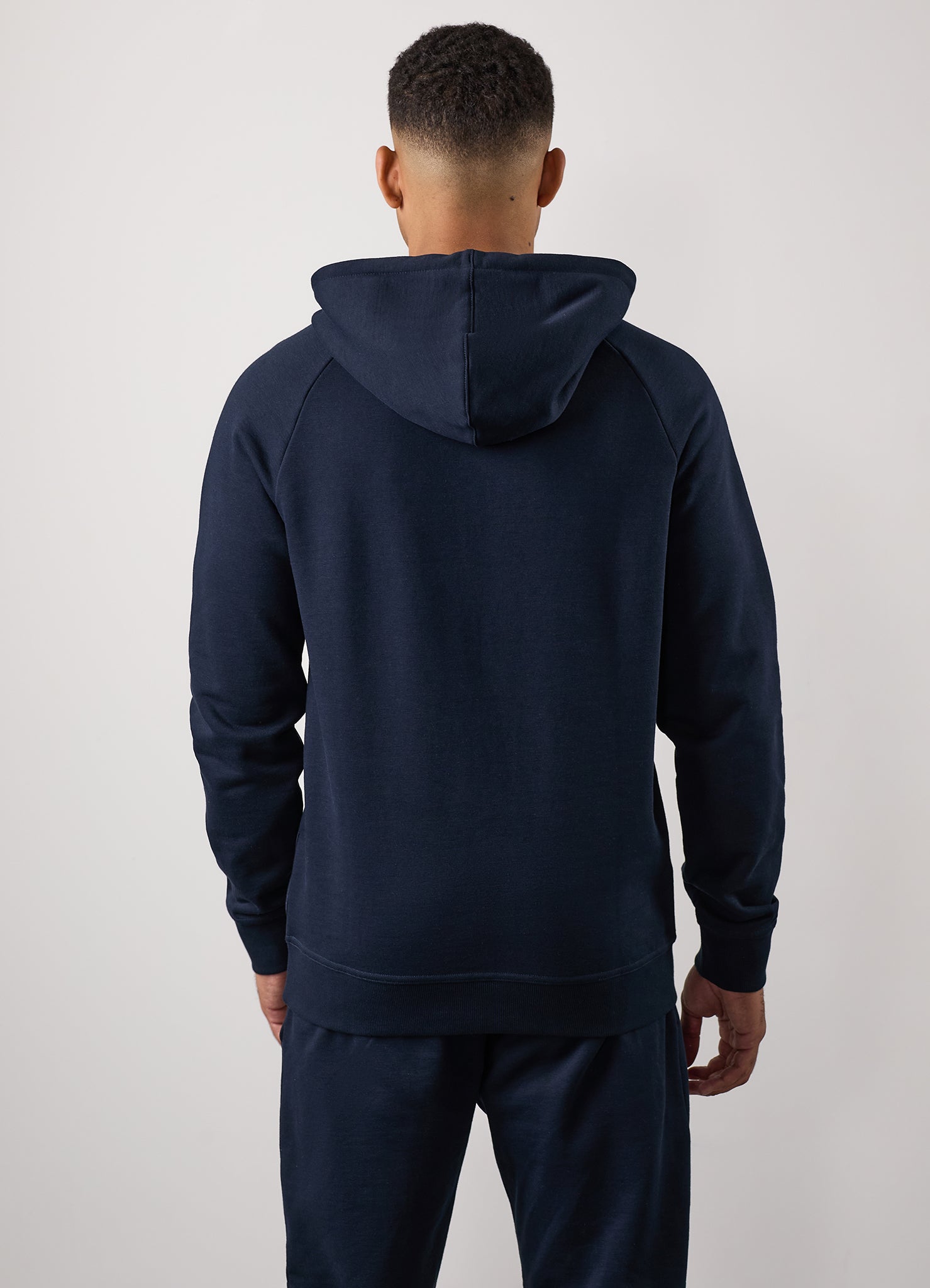 Gym King Pro Logo Hood Navy Xxl