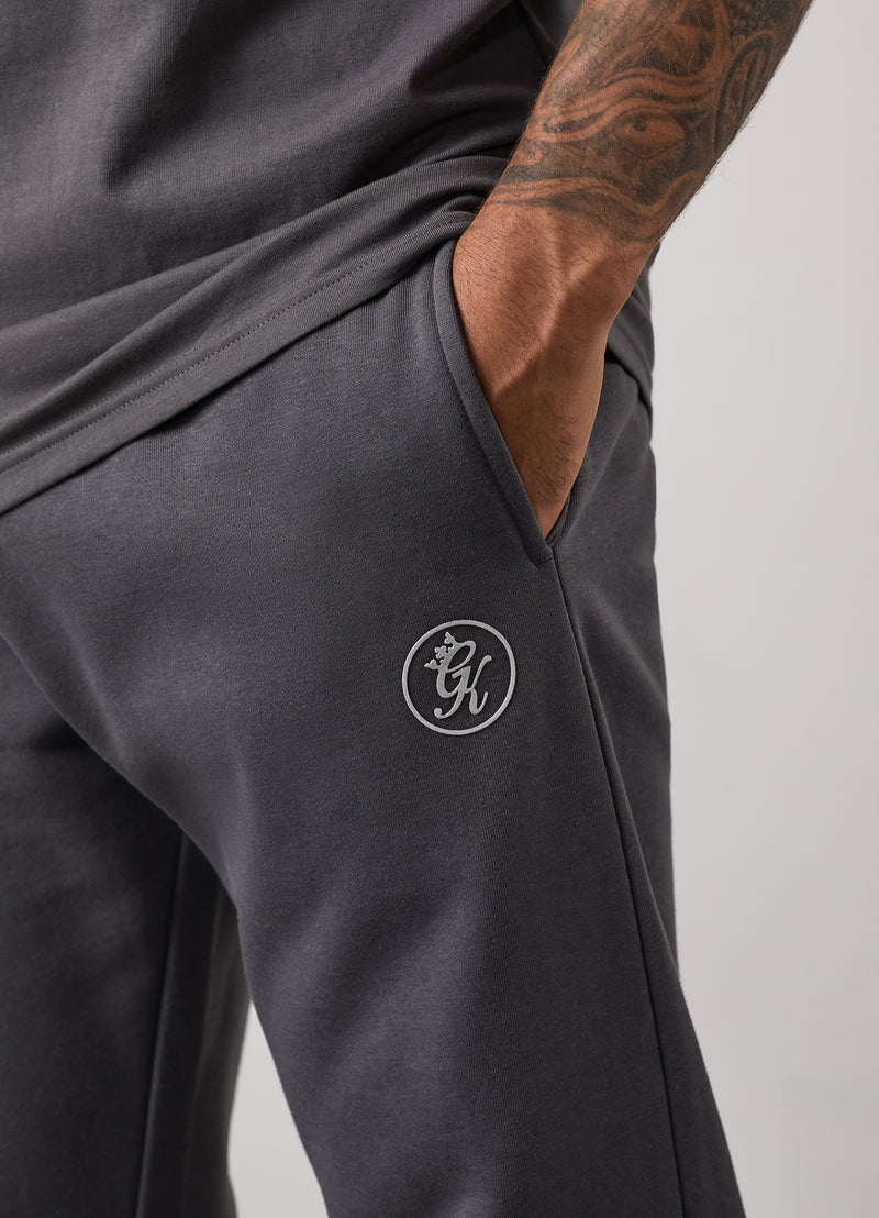 Gym King Pro Logo Jogger - Onyx Grey