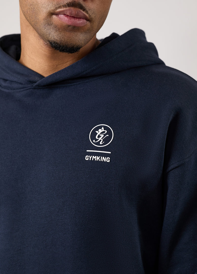 Gym King Aventus Hoodie - Navy