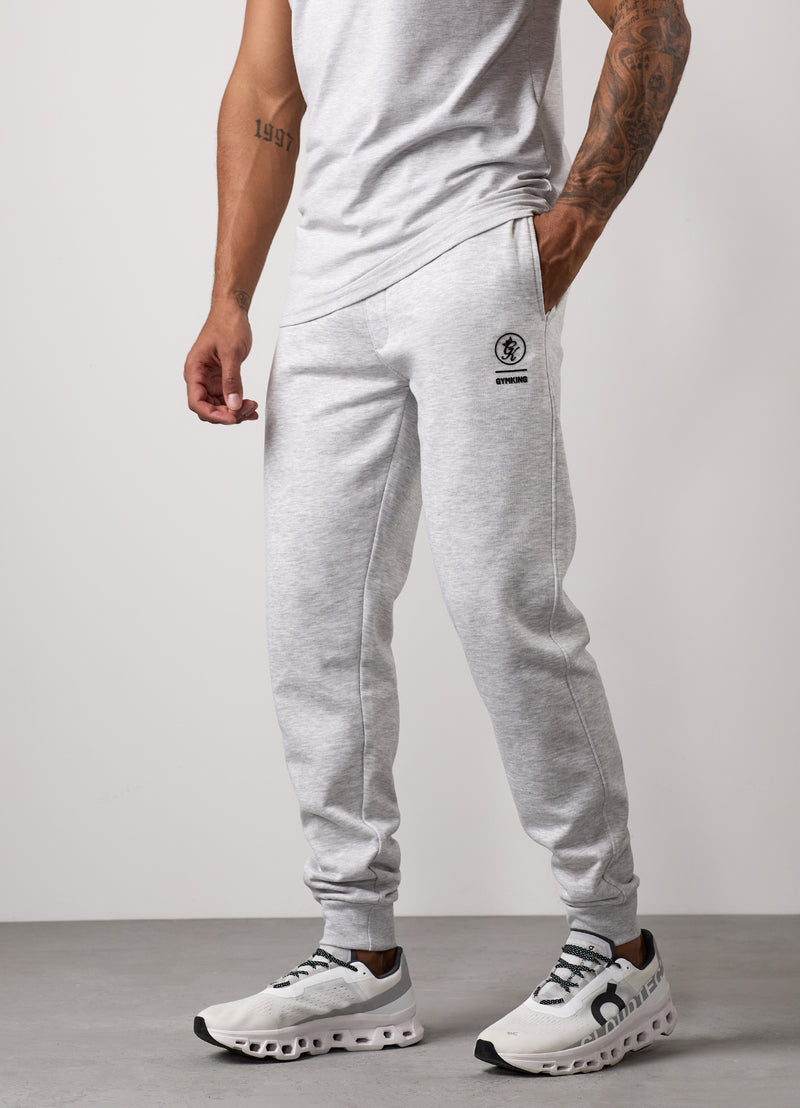 Gym King Aventus Tracksuit - Snow Marl