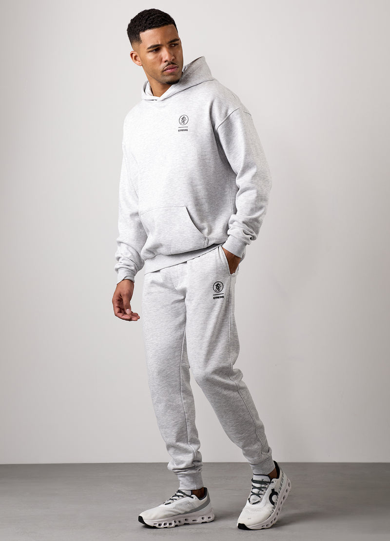 Gym King Aventus Hoodie - Snow Marl