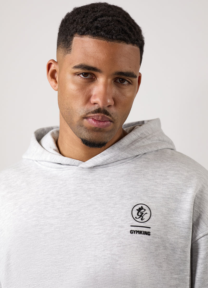 Gym King Aventus Hoodie - Snow Marl