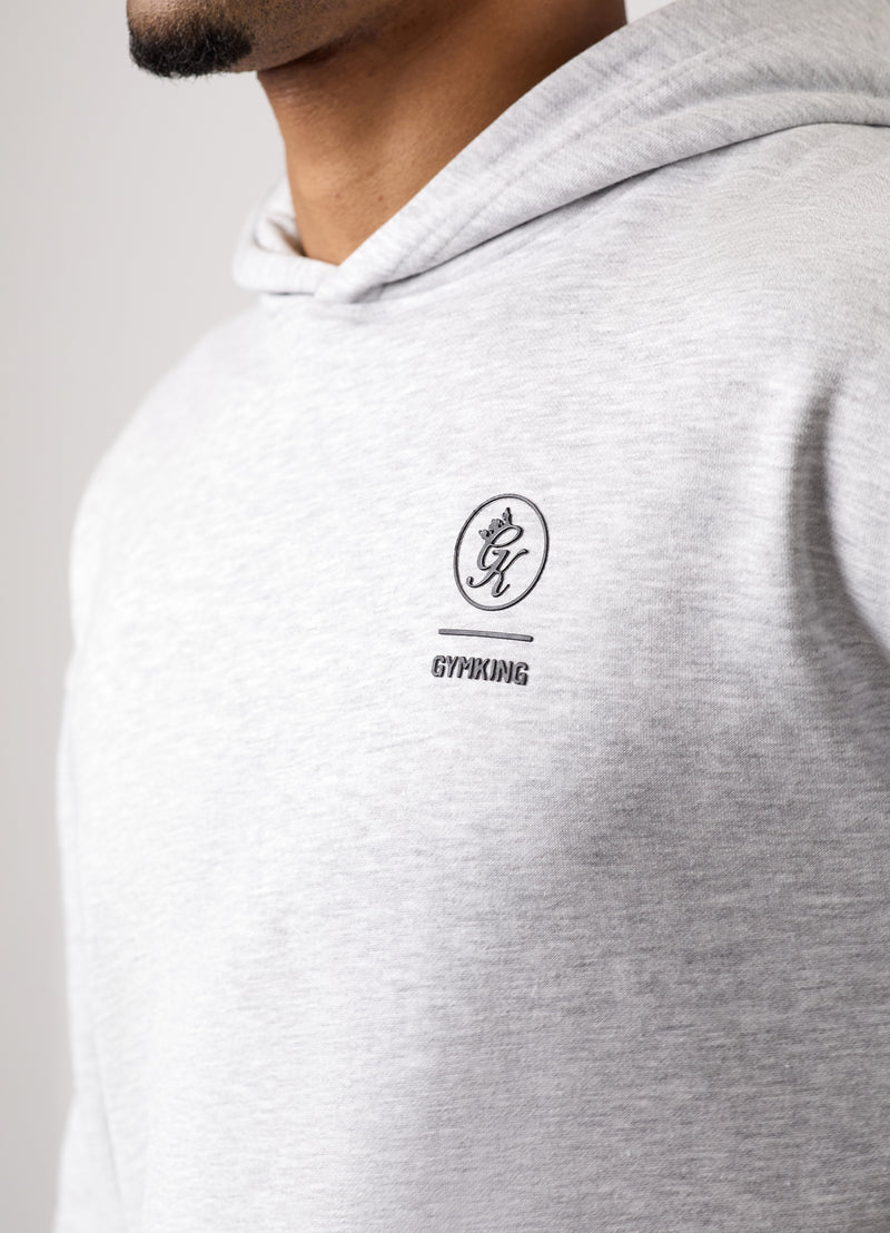 Gym King Aventus Hoodie - Snow Marl