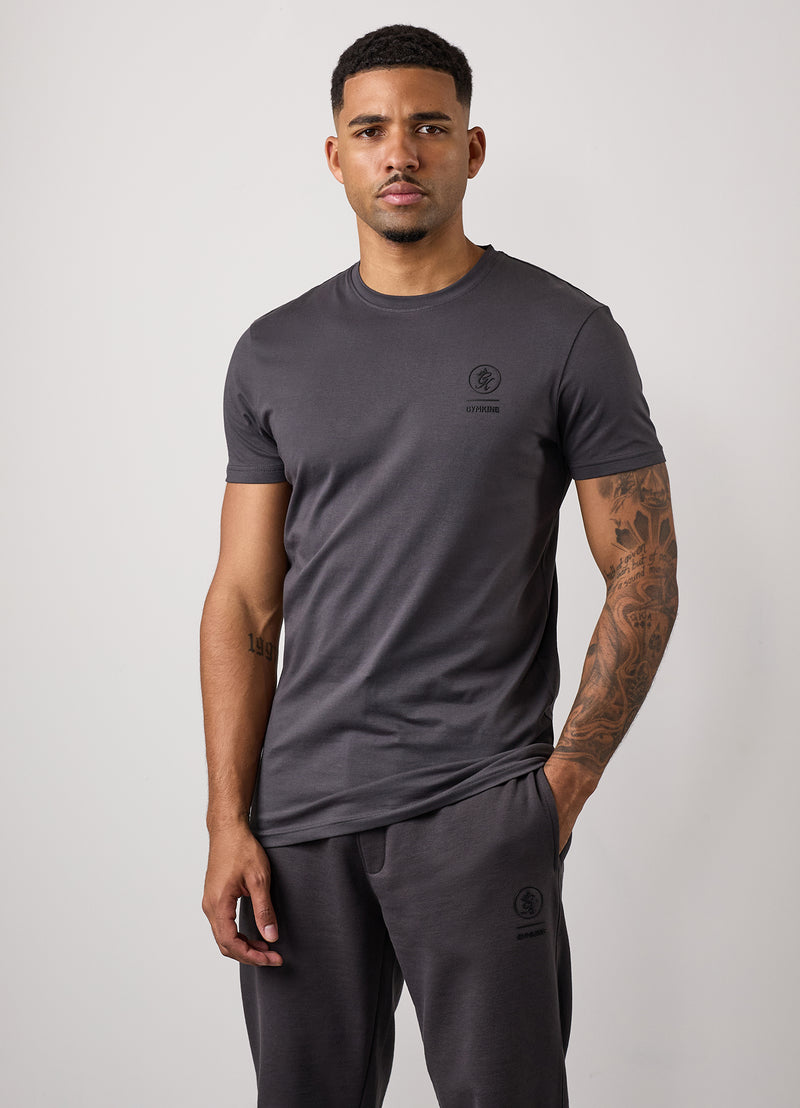 Gym King Aventus Tee - Dark Pewter