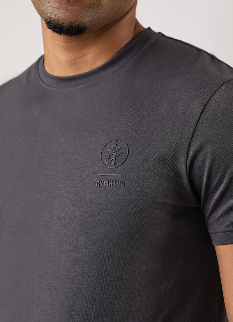 Gym King Aventus Tee - Dark Pewter