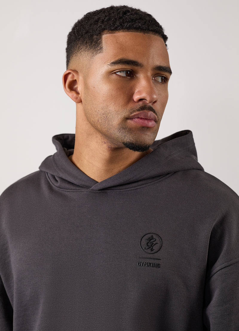 Gym King Aventus Hoodie - Dark Pewter