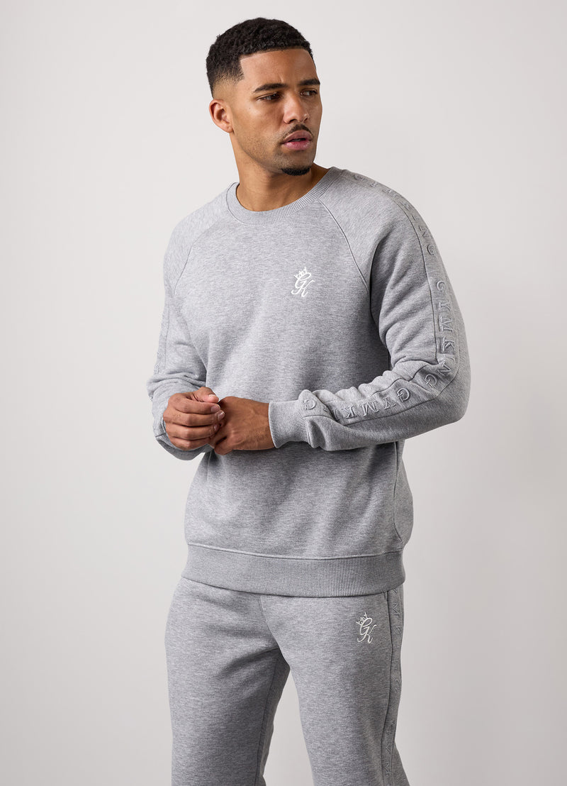 Gym King Elevate Crew - Grey Marl