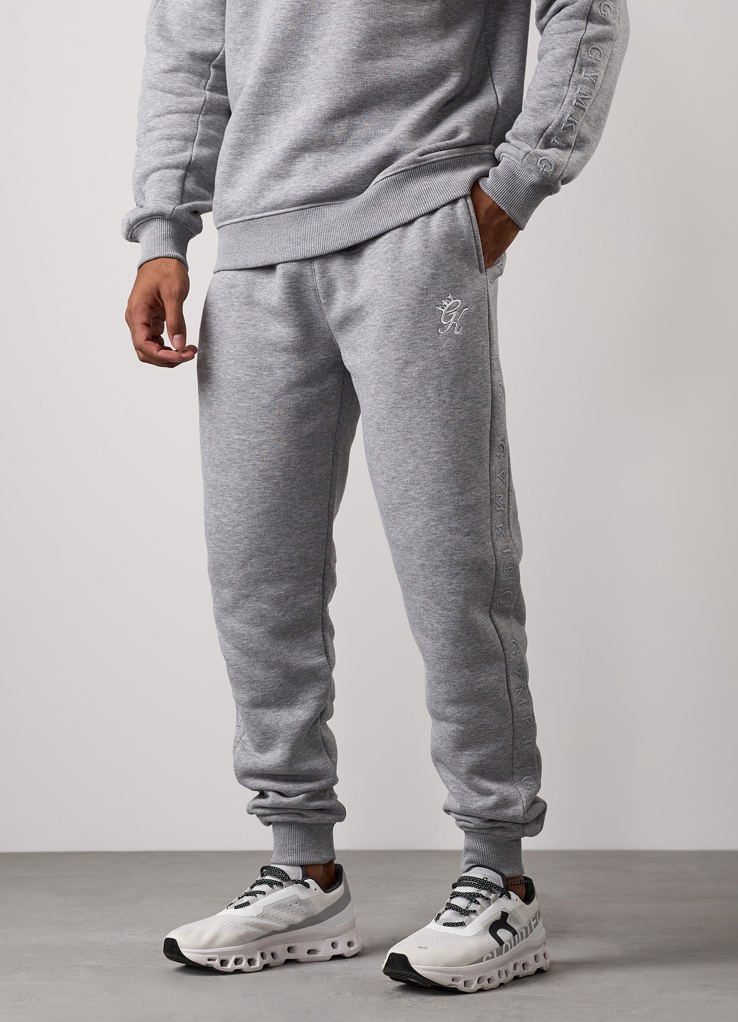 Gym King Elevate Jogger Grey Marl GYM KING