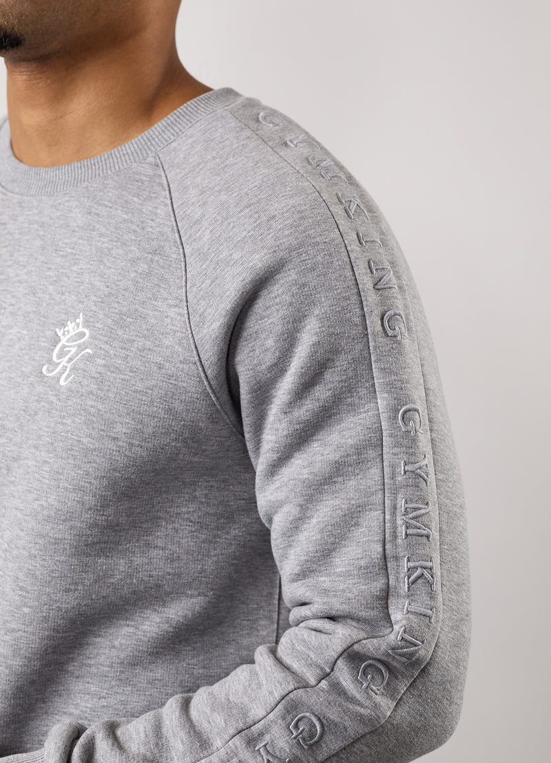 Gym King Elevate Tracksuit - Grey Marl