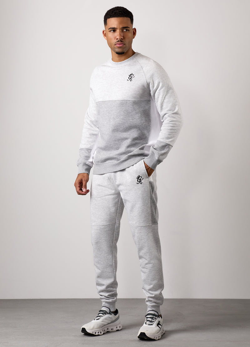 Gym King Minefield Fleece Jogger - Grey Marl