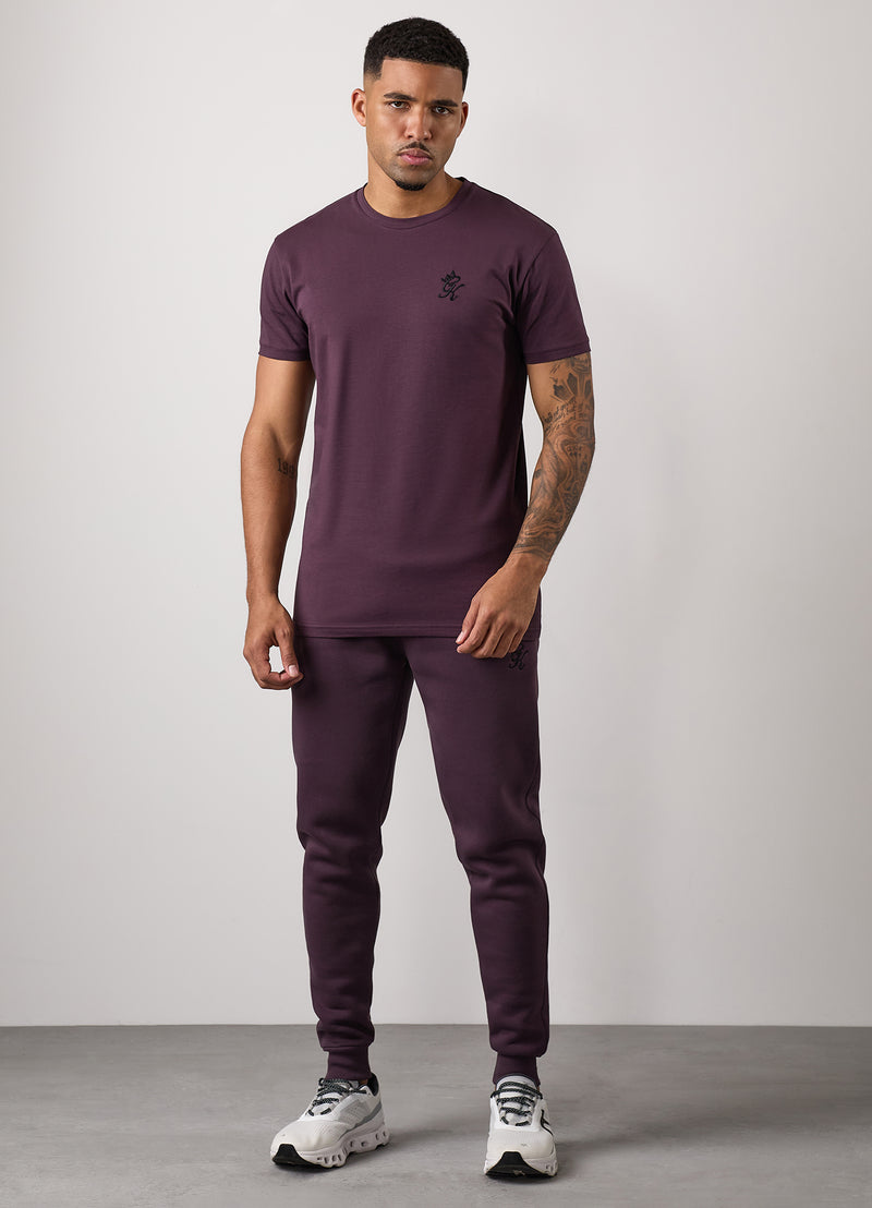 Gym King Fundamental Tee - Deep Plum