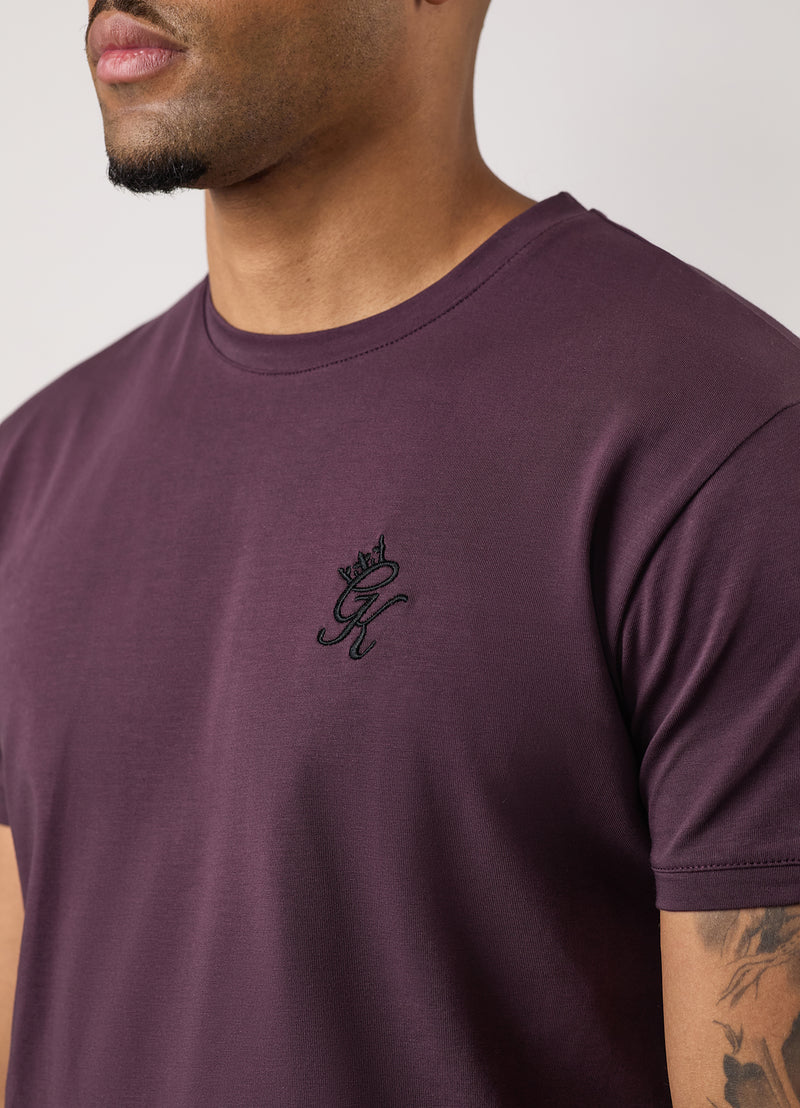 Gym King Fundamental Tee - Deep Plum