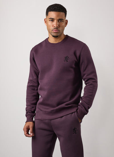 Gym King Fundamental Crew - Deep Plum