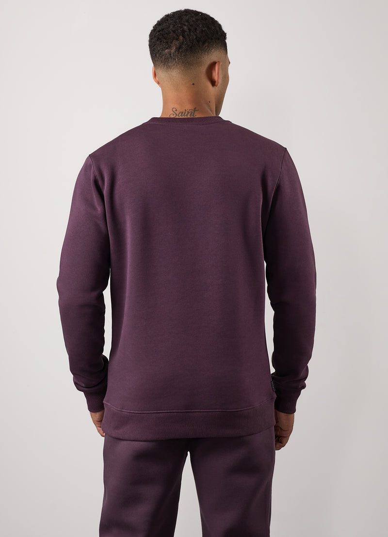 Gym King Fundamental Crew - Deep Plum