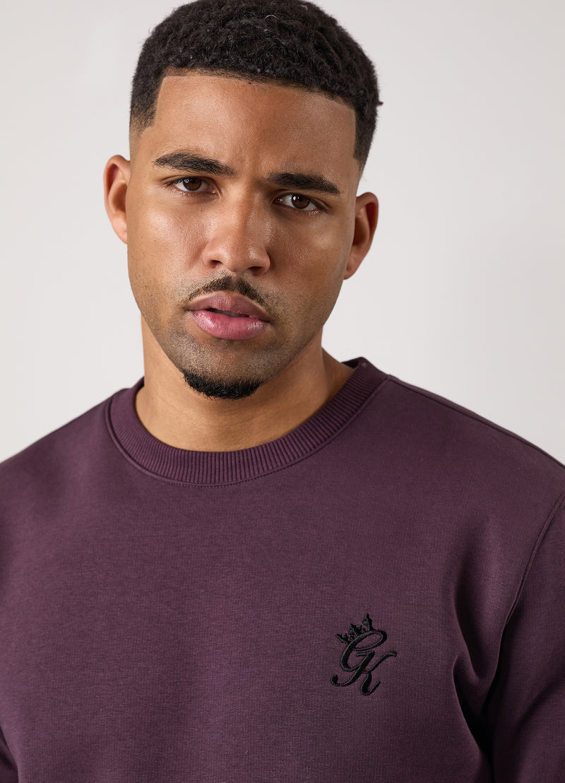 Gym King Fundamental Crew - Deep Plum