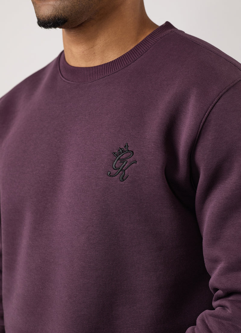 Gym King Fundamental Crew - Deep Plum