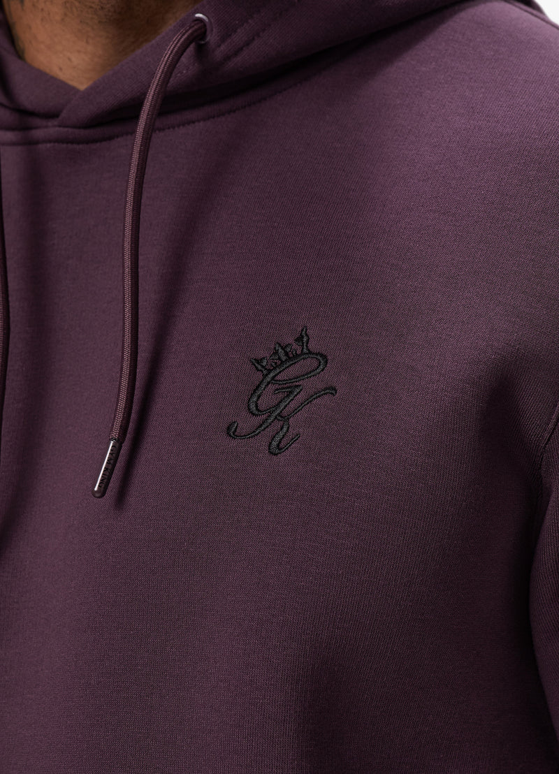 Gym King Fundamental Hood Tracksuit - Deep Plum