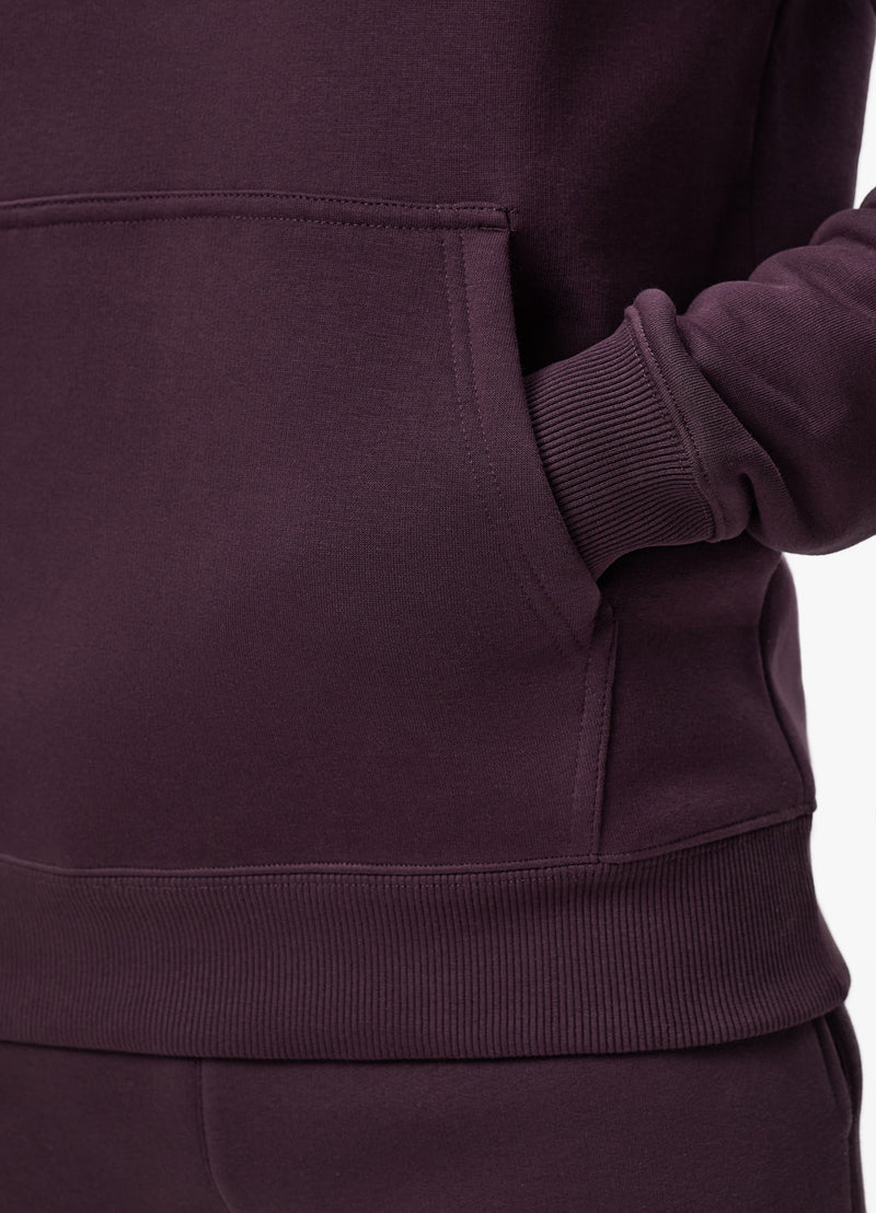 Gym King Fundamental Hood Tracksuit - Deep Plum