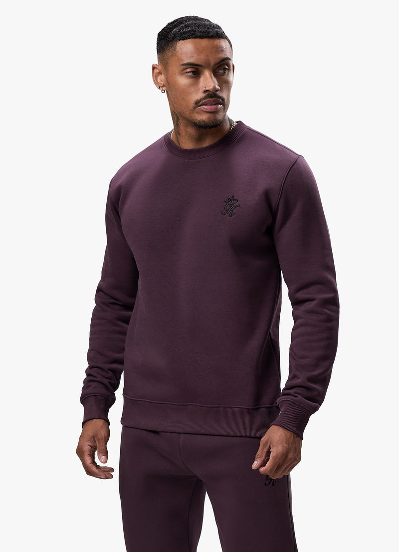 Gym King Fundamental Crew - Deep Plum