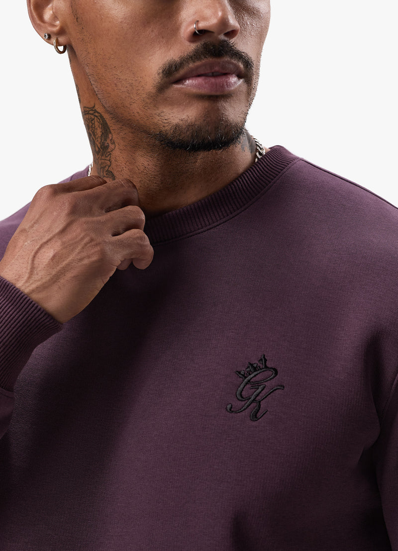 Gym King Fundamental Crew - Deep Plum