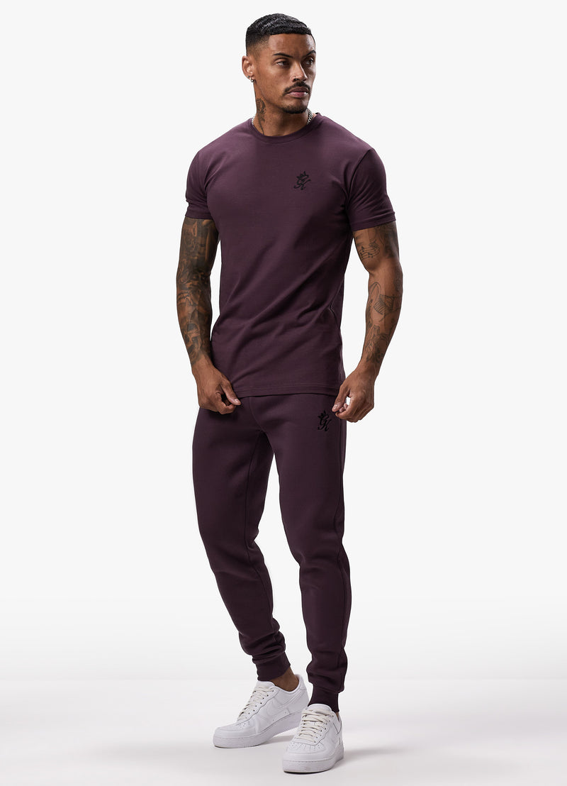 Gym King Fundamental Tee - Deep Plum