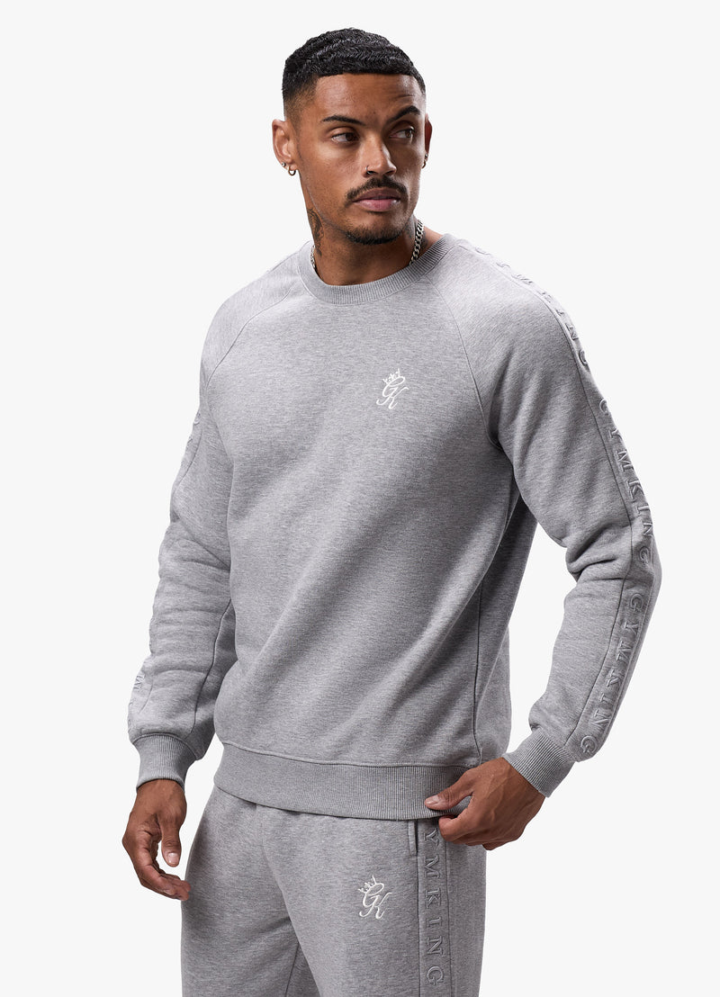 Gym King Elevate Crew - Grey Marl