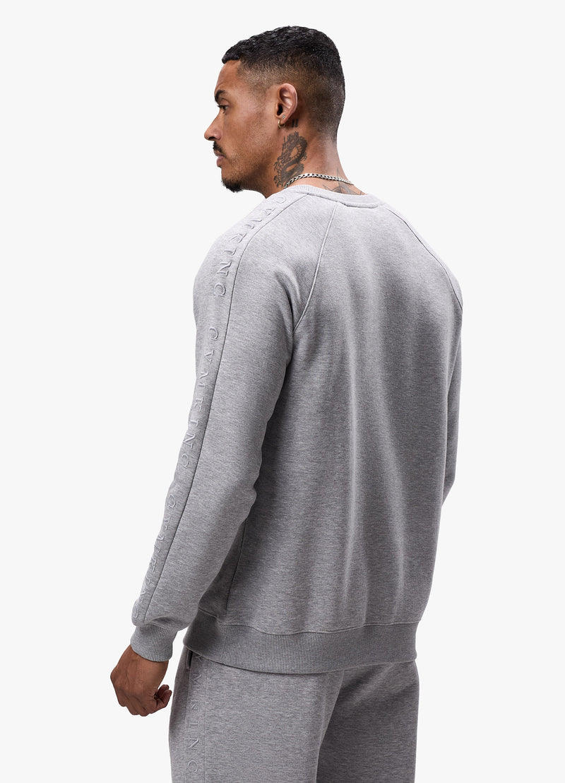 Gym King Elevate Crew - Grey Marl