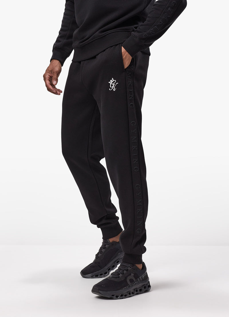 Gym King Elevate Jogger - Black