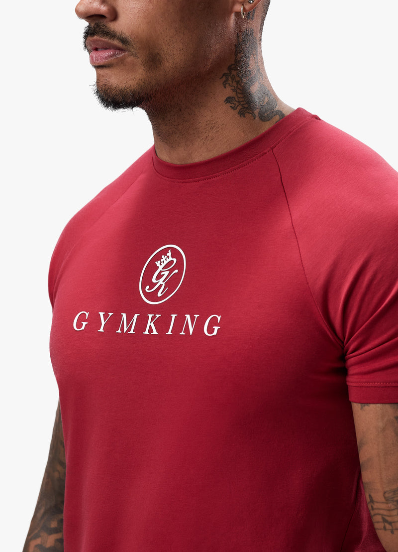 Gym King Pro Tee - Rio Red