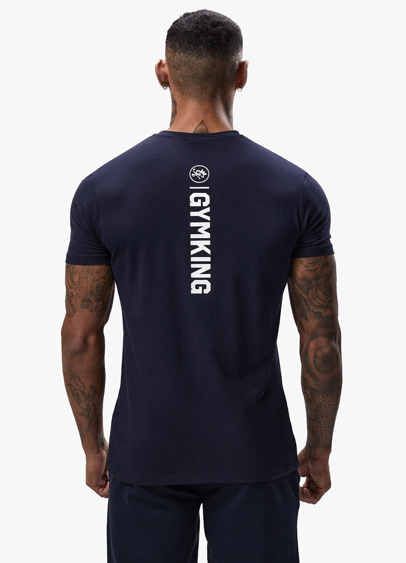 Gym King Aventus Tee - Navy