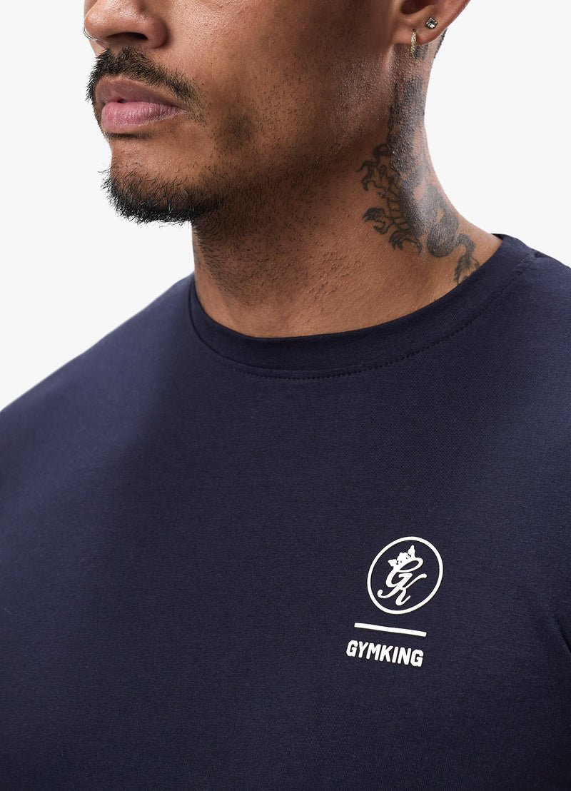 Gym King Aventus Tee - Navy