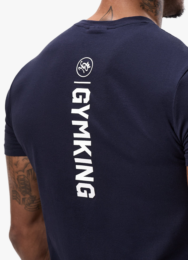 Gym King Aventus Tee - Navy