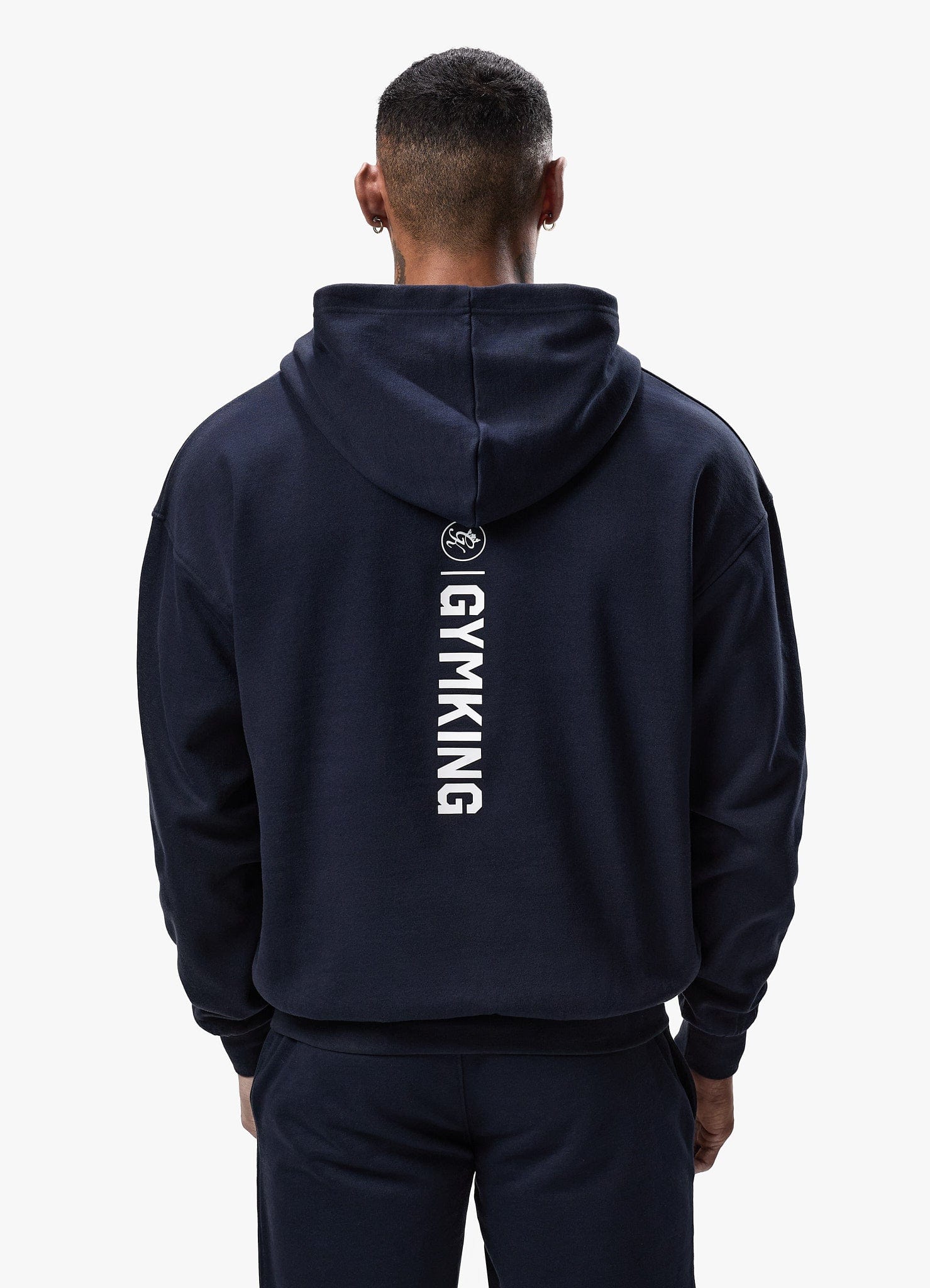 Gym king navy hoodie best sale