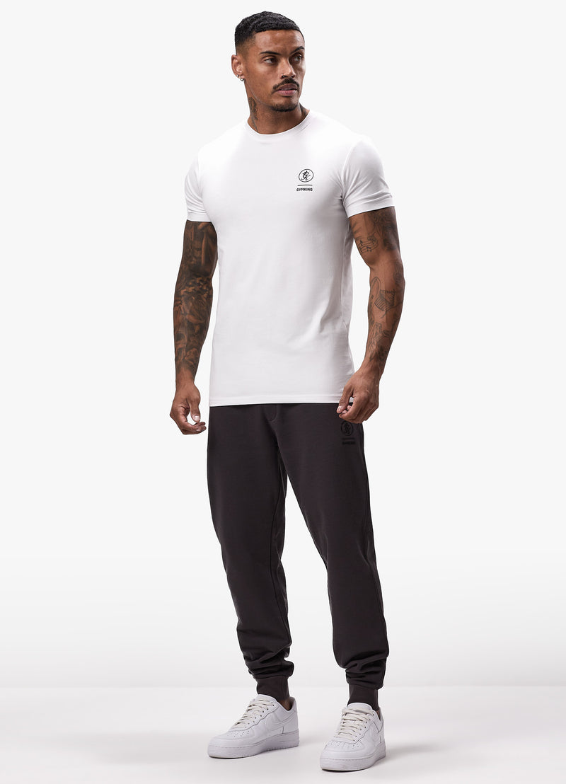 Gym King Aventus Jersey Tee - White