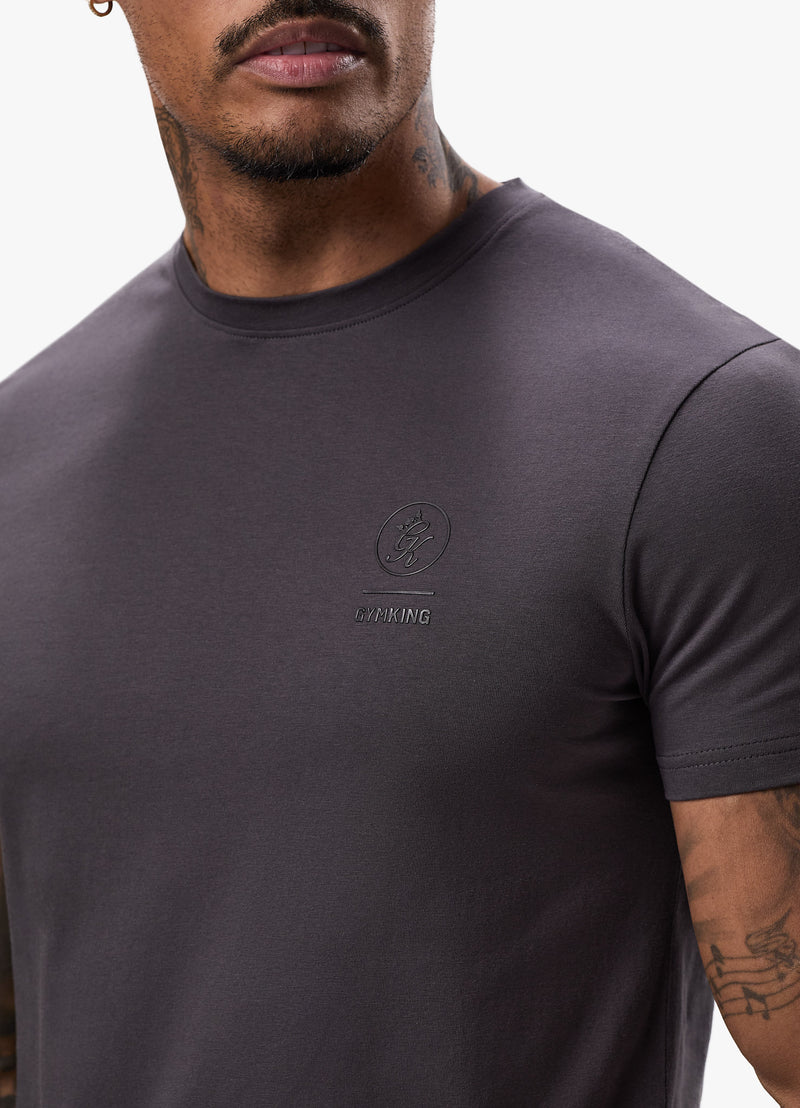 Gym King Aventus Tee - Dark Pewter