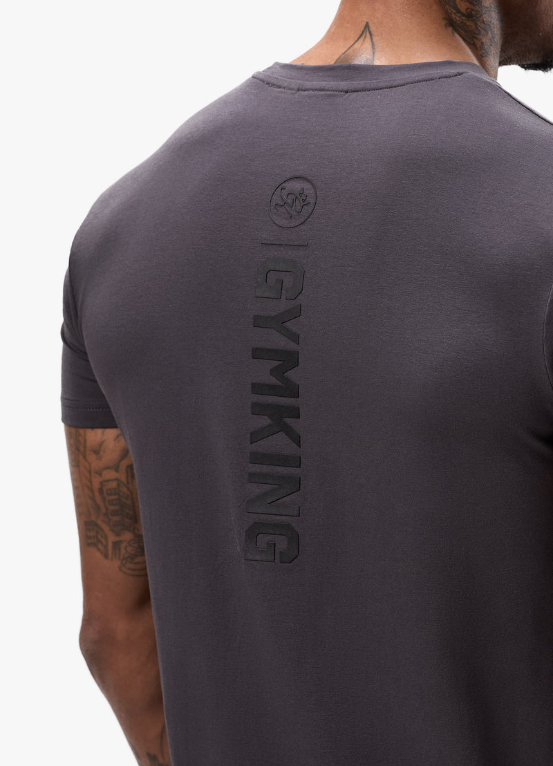 Gym King Aventus Tee - Dark Pewter