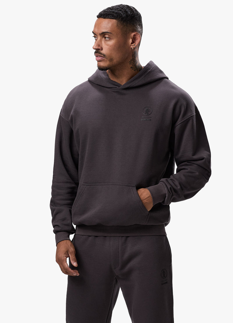 Gym King Aventus Hoodie - Dark Pewter