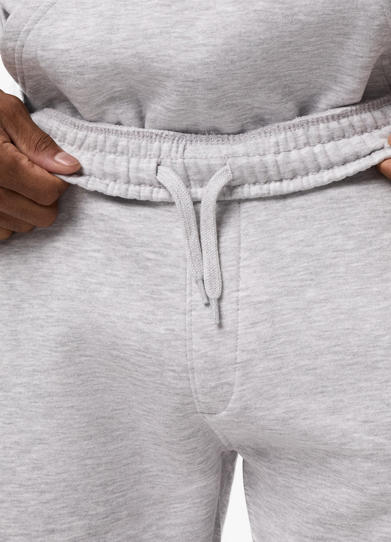 Gym King Aventus Fleece Jogger - Snow Marl