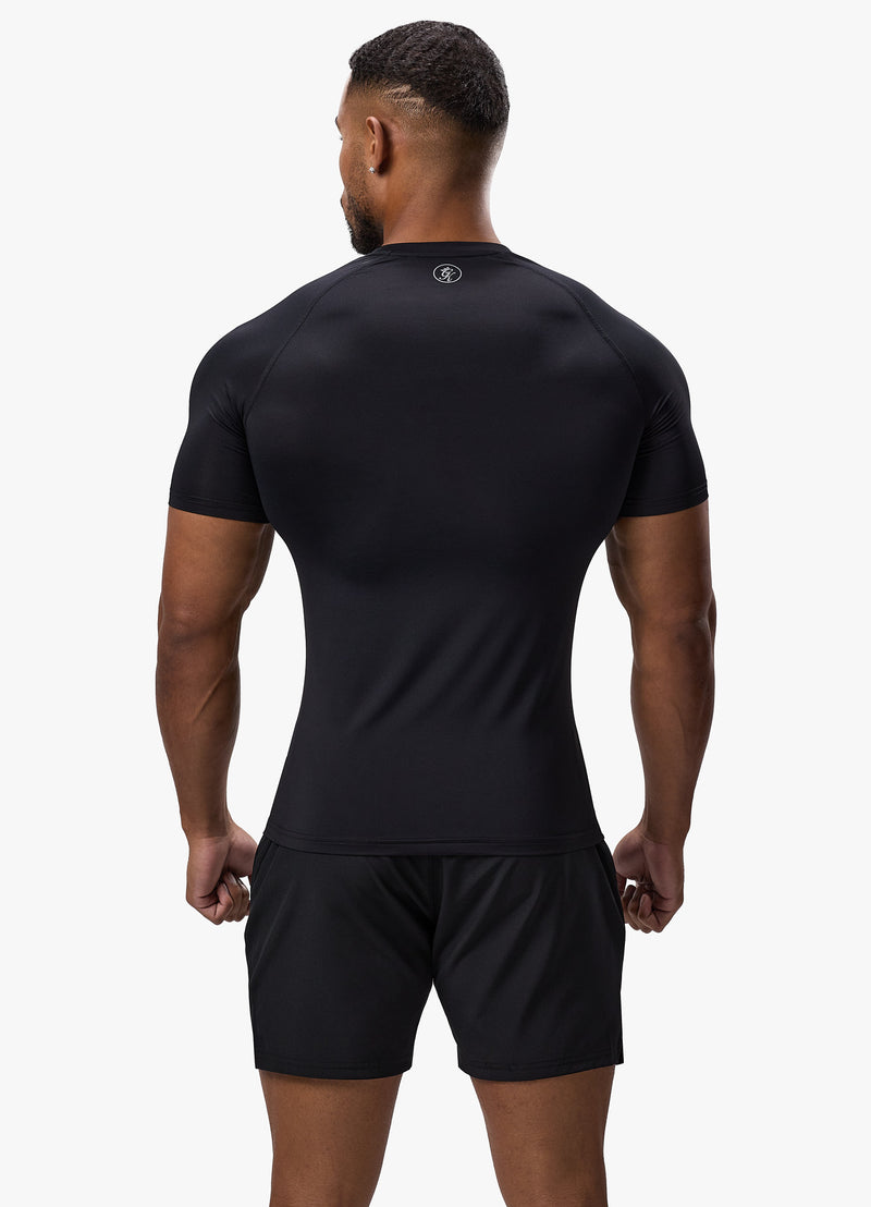 Gym King Energy Short Sleeve Base Layer - Black