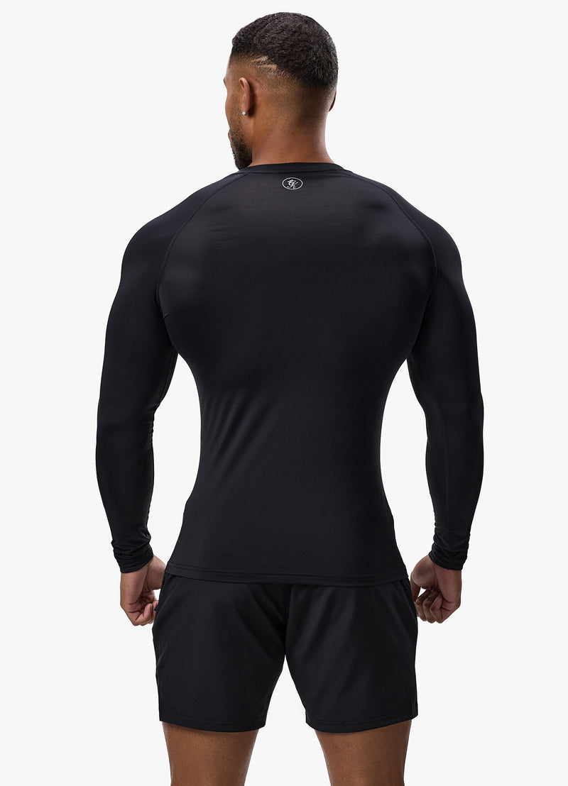 Gym King Energy Long Sleeve Base Layer - Black