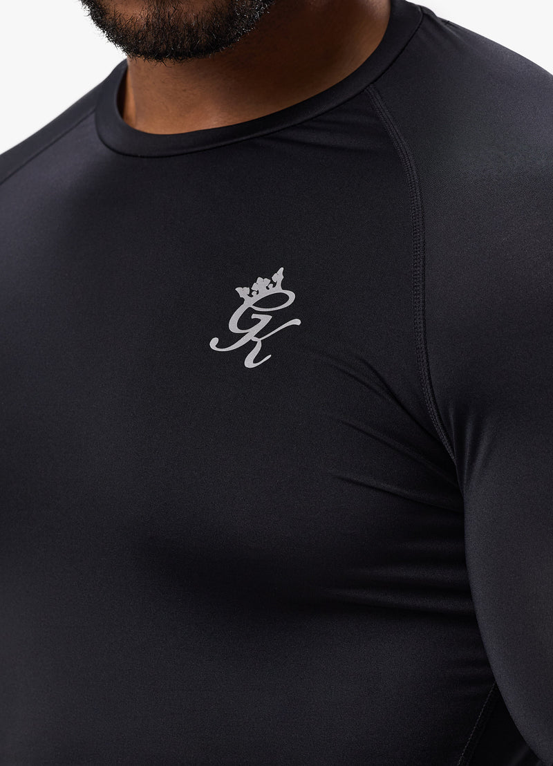 Gym King Energy Long Sleeve Base Layer - Black