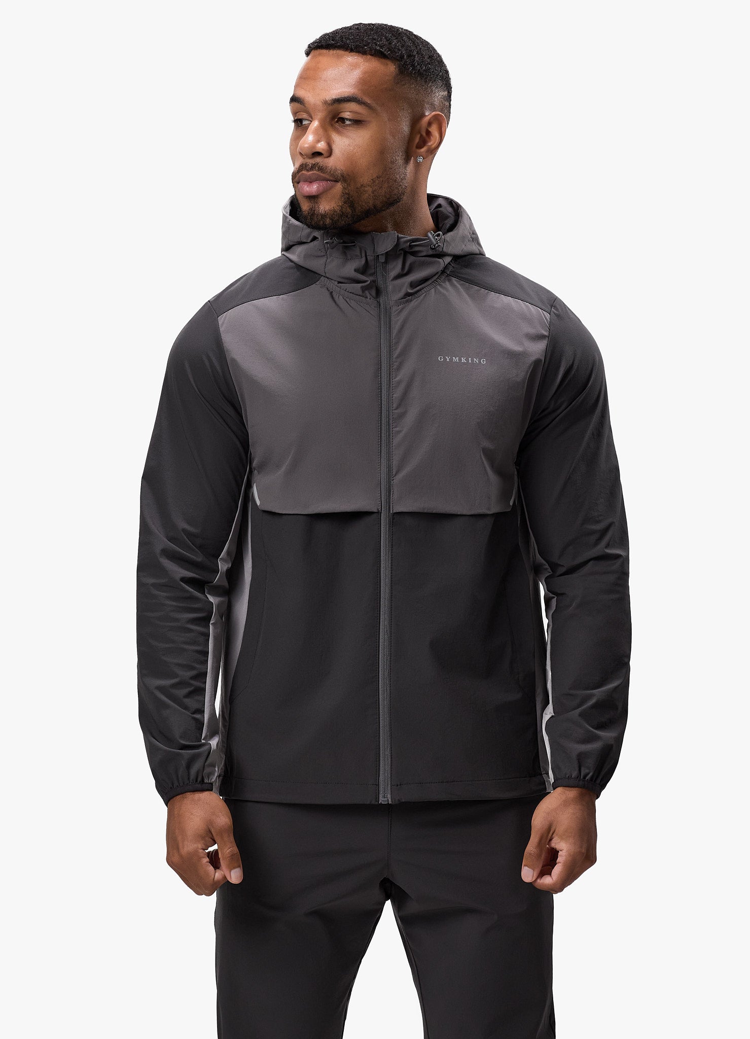 Gym king windbreaker black hotsell