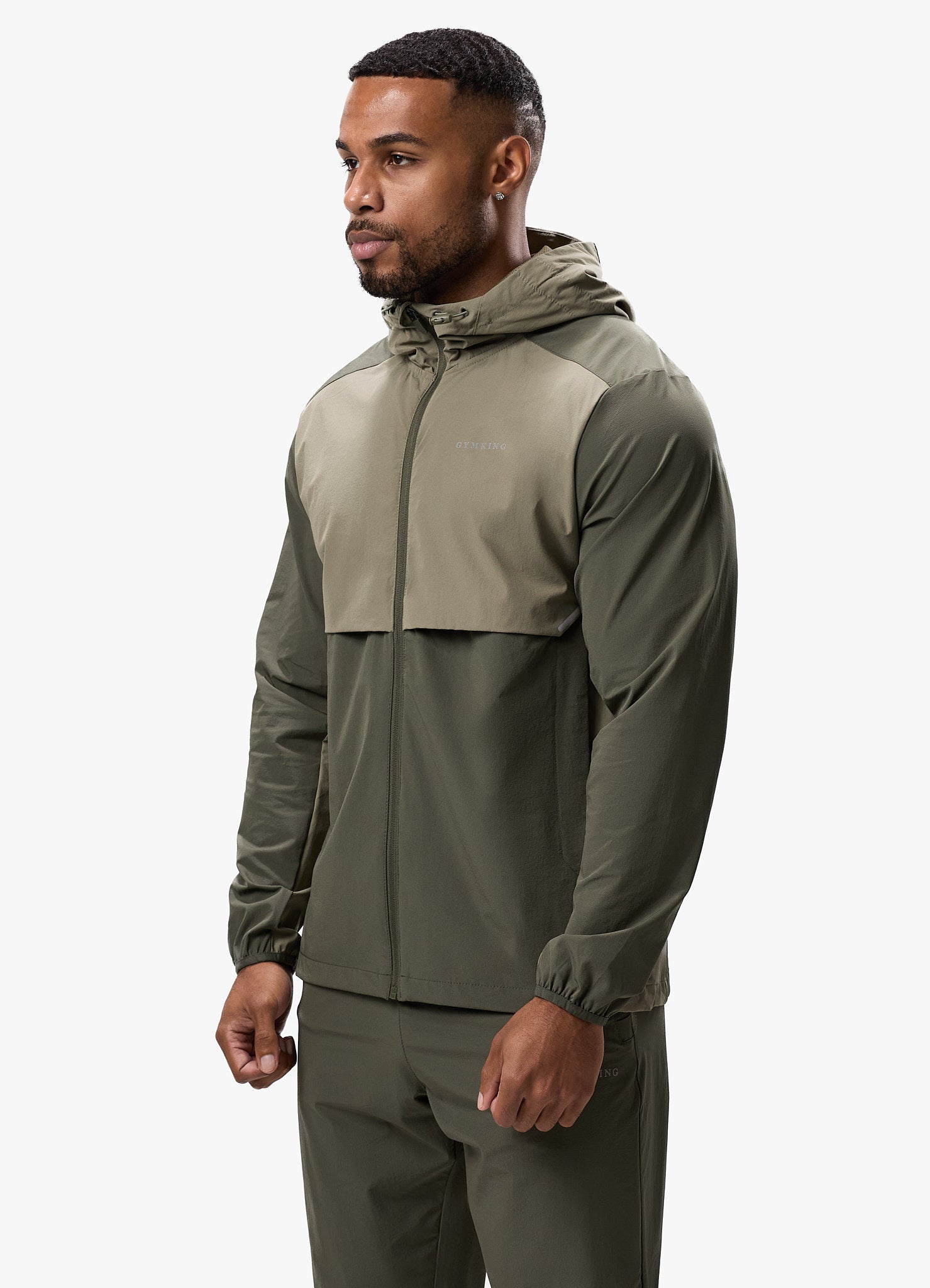 Gym King Advance Tracksuit Top Khaki GYM KING