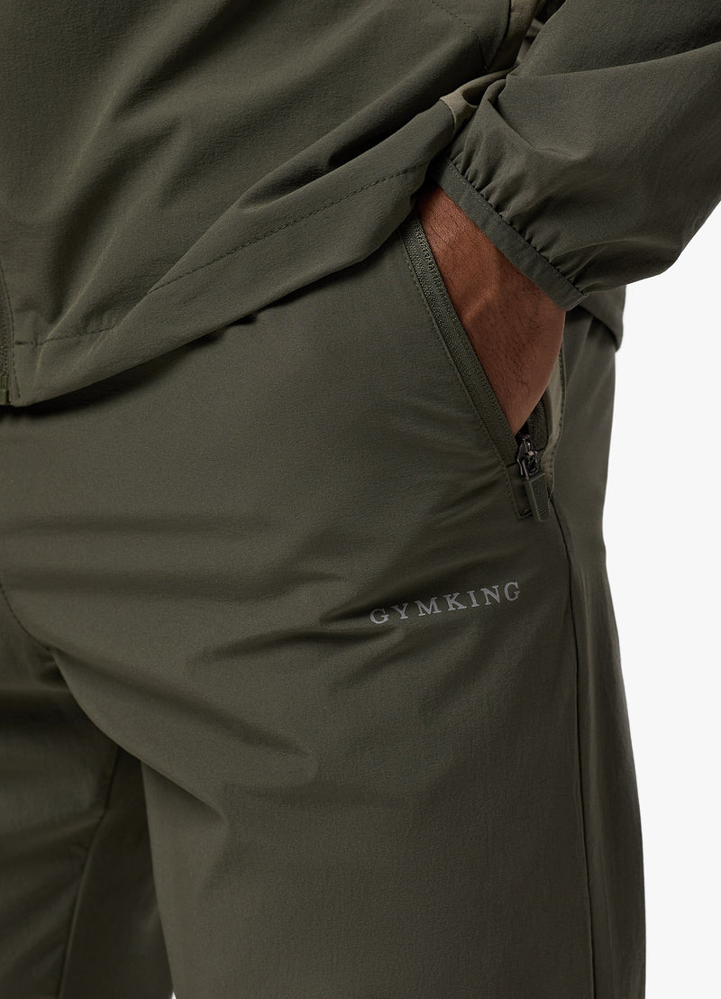 Gym King Advance Tracksuit Bottoms - Khaki