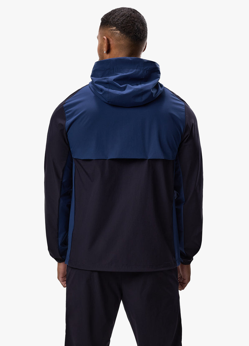 Gym King Advance Tracksuit Top - Navy/Estate Blue