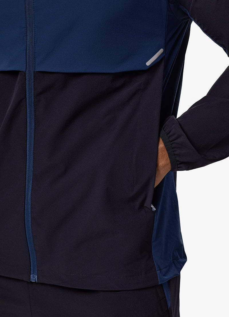 Gym King Advance Tracksuit Top - Navy/Estate Blue