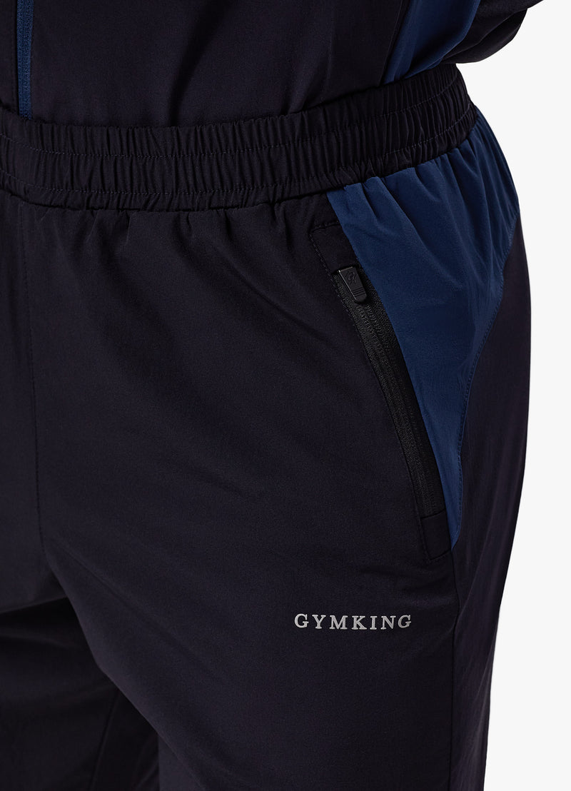 Gym King Advance Tracksuit Bottoms - Navy/Estate Blue